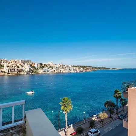 Getawaysmalta - Blue Harbour Seafront Self-catering Holiday Penthouse St Paul's St Paul's Bay